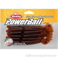 Berkley PowerBait Power Worm Soft Bait 7 Length, Motor Oil Red Fleck, Per 13 553146889